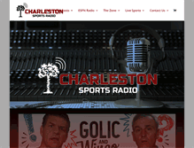 Tablet Screenshot of charlestonsportsradio.com